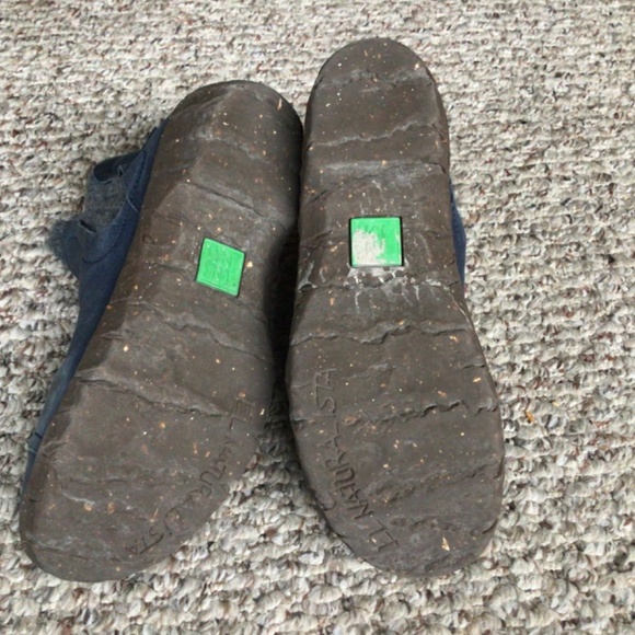 Blue Leather Ankle Boot - Picture 4 of 4